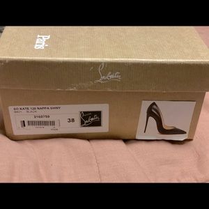 CHRISTIAN LOUBOUTINS BLACK “SO KATE”